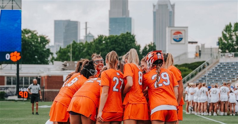 Clemson women's lacrosse dropped another close one to Notre Dame to get bounced in the second round of the ACC Tournament. (Clemson athletics photo)