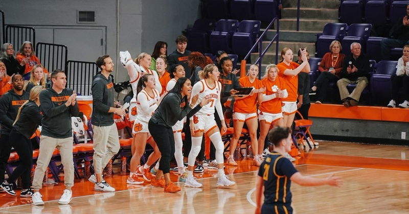 Clemson captured the first Top 25 win of the Shawn Poppie era (Clemson athletics photo).