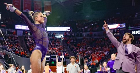 Gymnastics takes Clemson by storm, head coach says 'fan support here is unreal'
