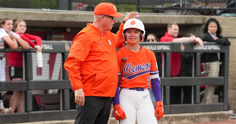Lindsey Garcia tied up the game in a 3-run seventh inning that flipped the score in Clemson's favor. (Clemson athletics photo)