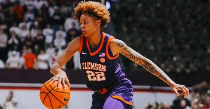 Clemson was able to keep the deficit to just a one or two possession margin for the early stages of the third before Virginia Tech started to create some separation. (Clemson athletics photo)