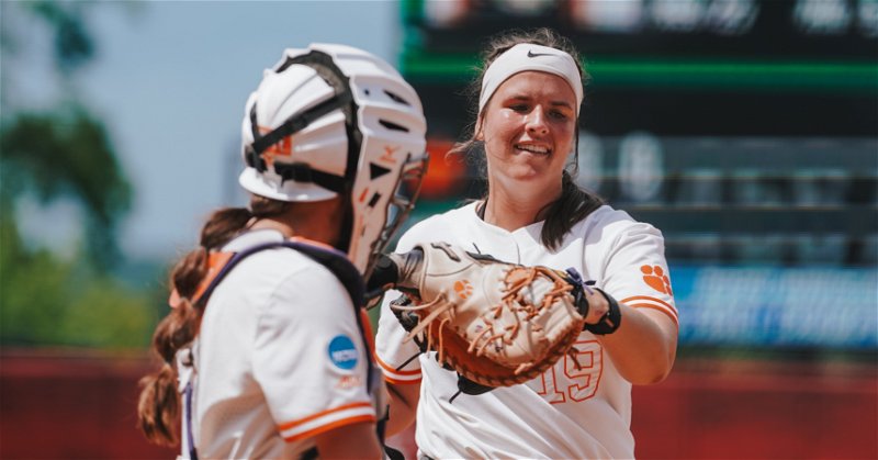 Regan Spencer pitched five shutout innings and the Tigers poured on the runs late for a run-rule win. (Clemson athletics photo)