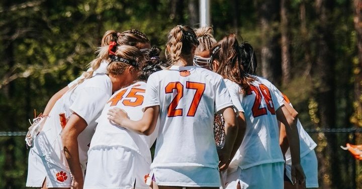 Clemson lacrosse dropped to 2-6 in ACC action with Saturday's loss to No. 2 Syracuse (Clemson athletics photo).