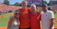 Clemson basketball recruit loves his visit, despite losing to Dabo Swinney