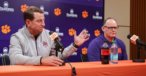 Swinney says it's up to his new hire on calling plays from box or on the field