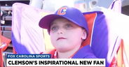 WATCH: Clemson gifts sports weekend to child fighting for his life